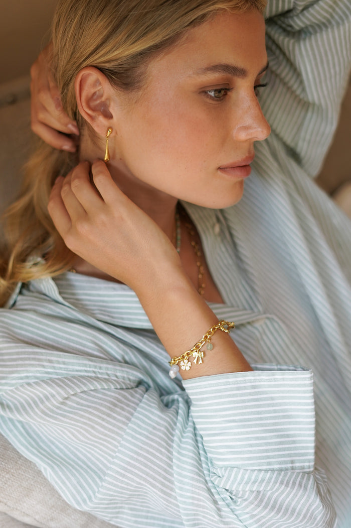 Pastel Charm T-Bar Bracelet