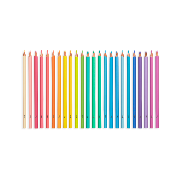 OOLY Pastel Hues colored pencils set of 24 without packaging