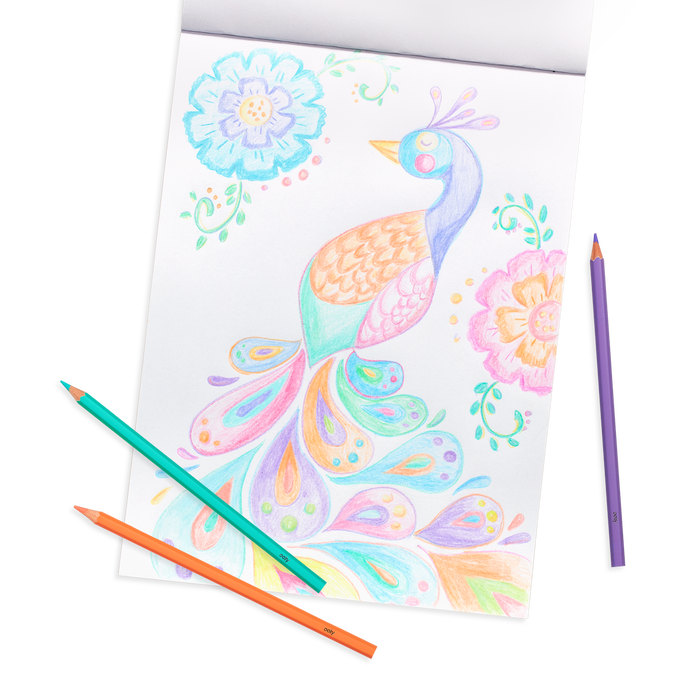 OOLY Pastel Hues colored pencils in use