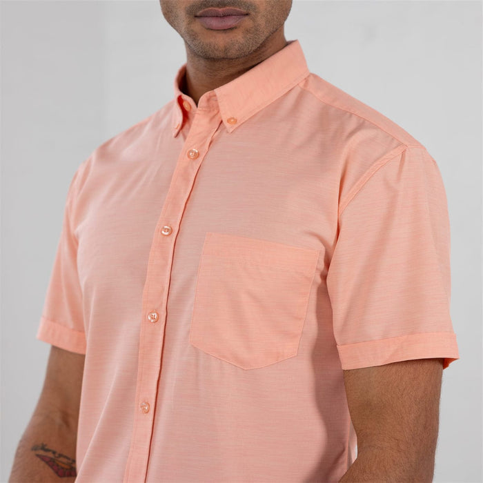 RSVLTS RSVLTS Short Sleeve Shirt Peach Chaos – KUNUFLEX Short Sleeve Shirt