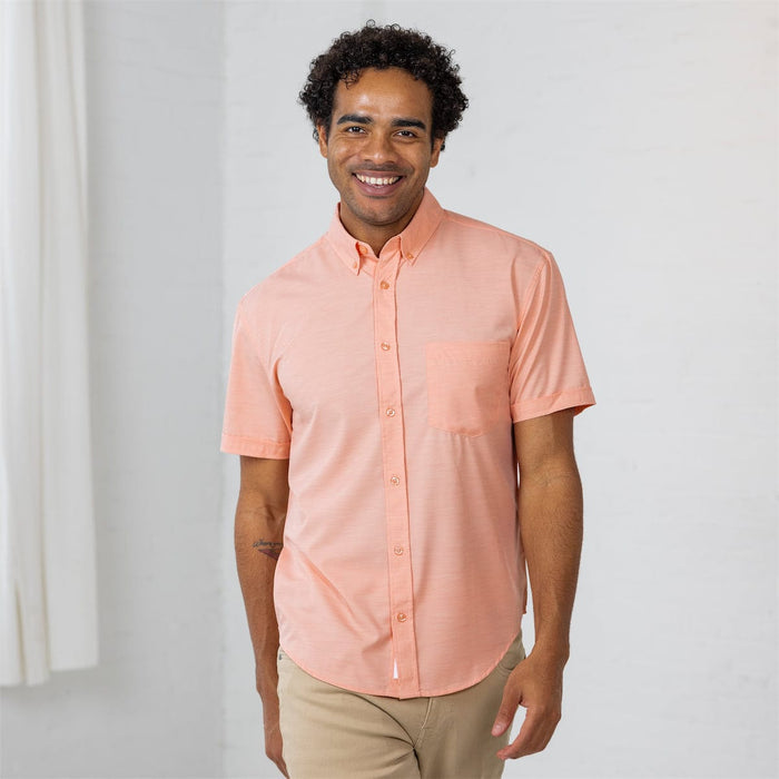 RSVLTS RSVLTS Short Sleeve Shirt Peach Chaos – KUNUFLEX Short Sleeve Shirt