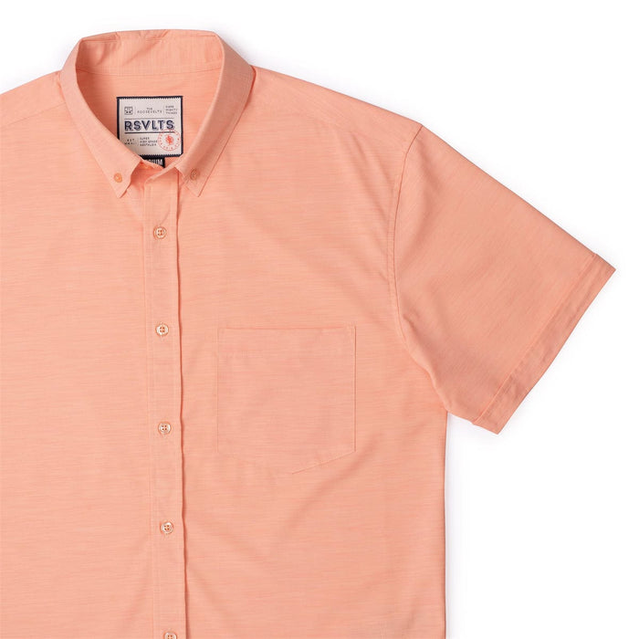 RSVLTS XS RSVLTS Short Sleeve Shirt Peach Chaos – KUNUFLEX Short Sleeve Shirt