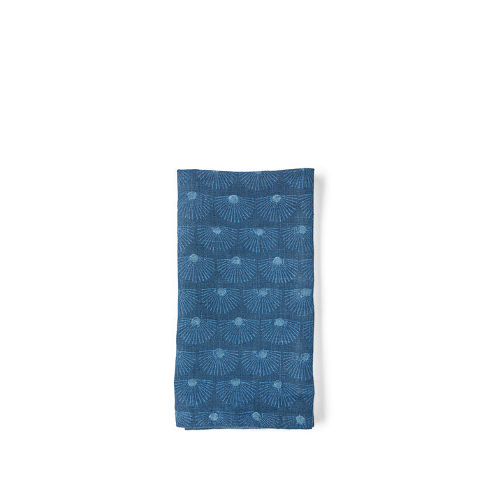 Blockshop Peacock Napkin in Blues