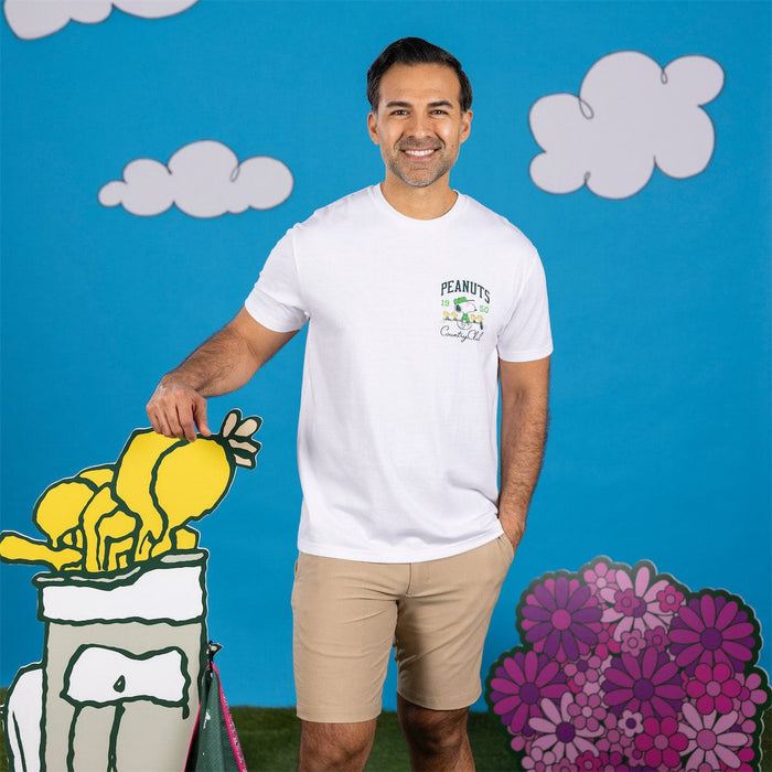 RSVLTS Peanuts Crewneck T-shirt Peanuts "Peanuts Country Club" – Crewneck Tee Peanuts "Peanuts Country Club" – Crewneck Tee