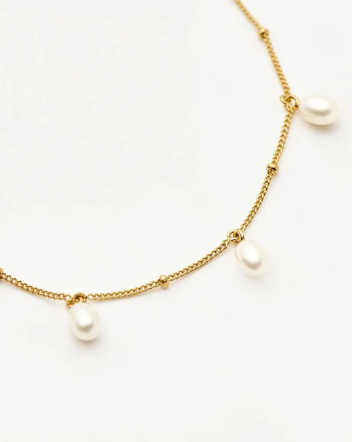 Pearl Baya Baroque Chain Bracelet | 18k Gold Vermeil/Pearl Bracelets Missoma