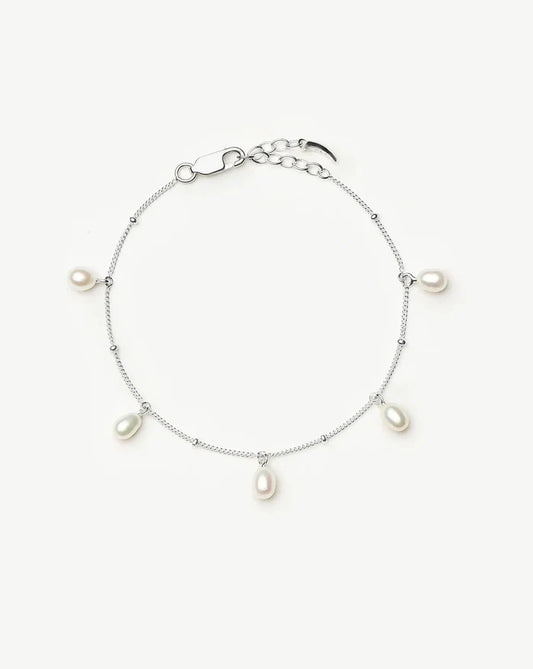 Pearl Baya Baroque Chain Bracelet | Sterling Silver/Pearl Bracelets Missoma