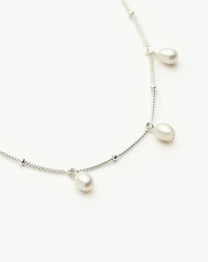 Pearl Baya Baroque Chain Bracelet | Sterling Silver/Pearl Bracelets Missoma