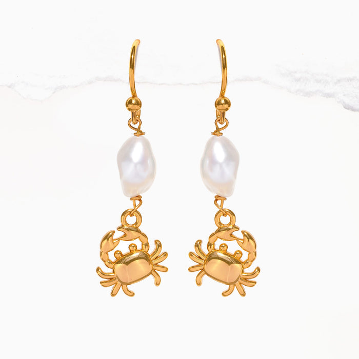 Pearl Catcher Dangle Earrings