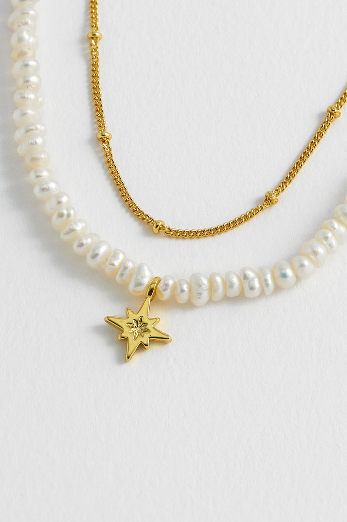 Pearl Northern Star Necklace