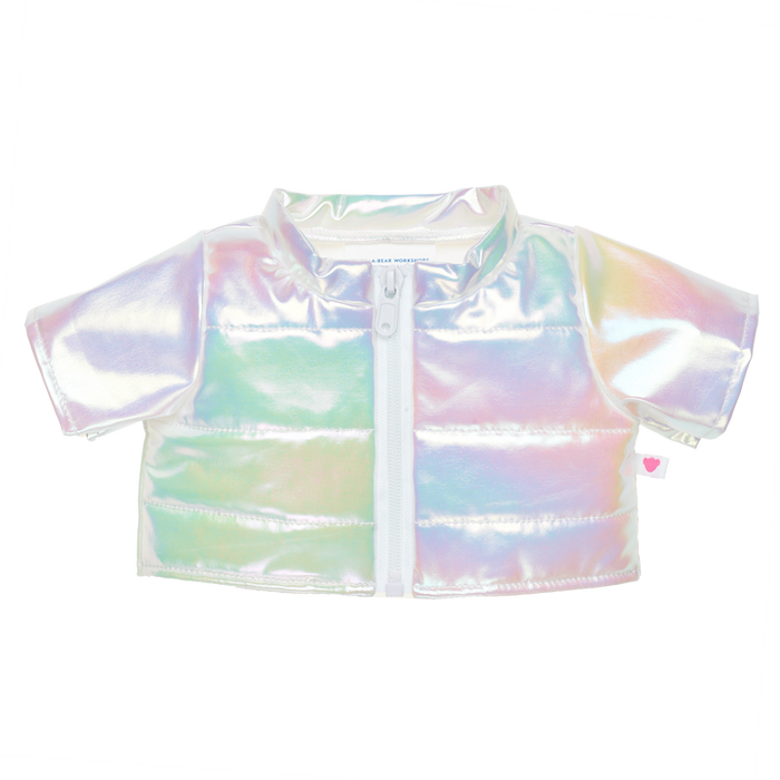 Pearlescent Puffer Coat