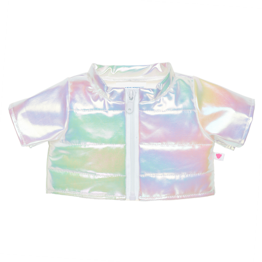 Pearlescent Puffer Coat