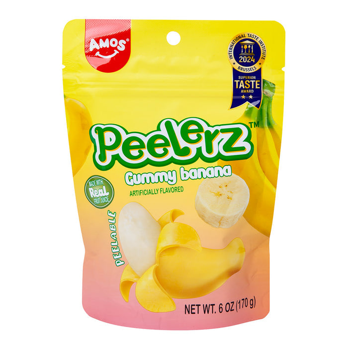 Peelerz Banana Gummy Candy - 12 Count