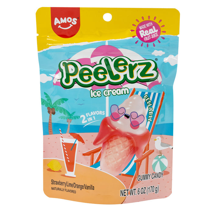 Peelerz Gummy Ice Cream Candy - 12 Count