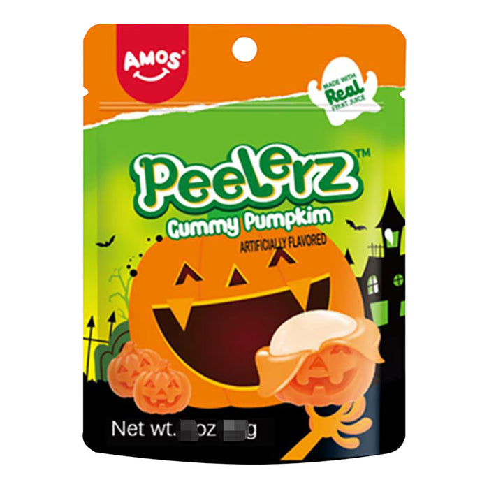 Peelerz Gummy Pumpkin Candy - 12 Count