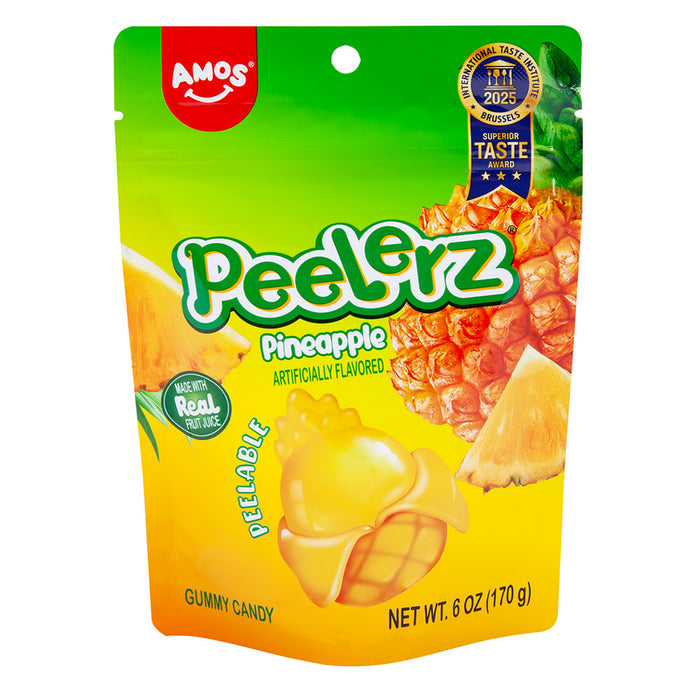 Peelerz Pineapple Gummy Candy - 12 Count