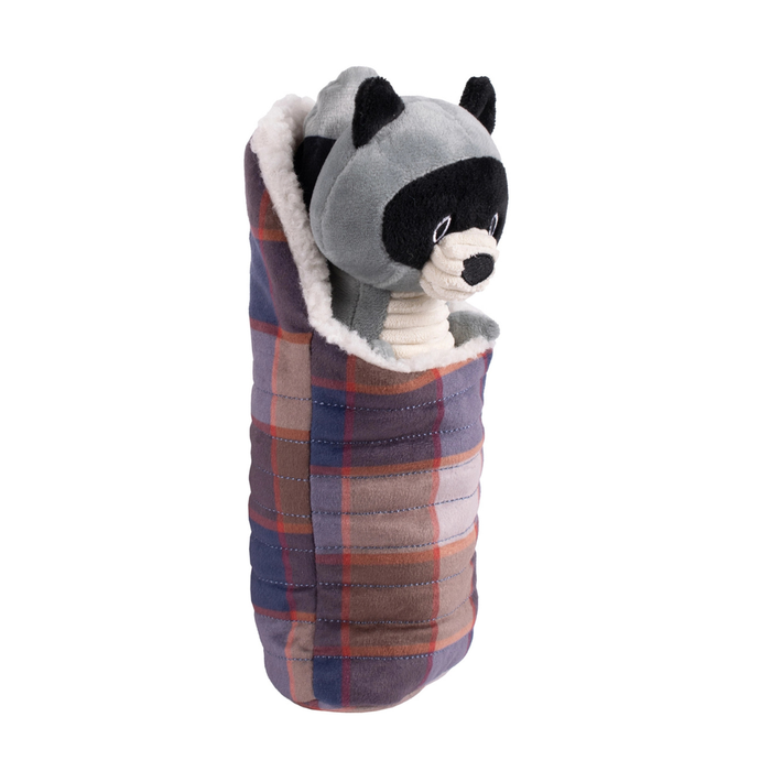 Pendleton Camp Pal Raccoon Plush Dog Toy