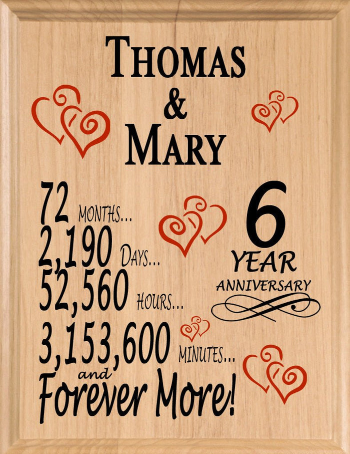 6 Year Anniversary
