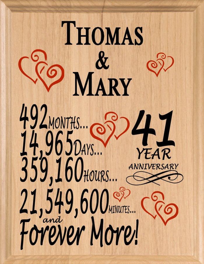 41 Year Anniversary