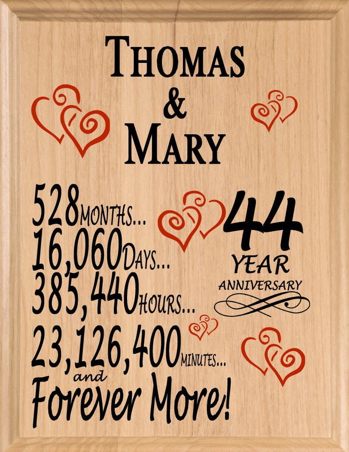 44 Year Anniversary