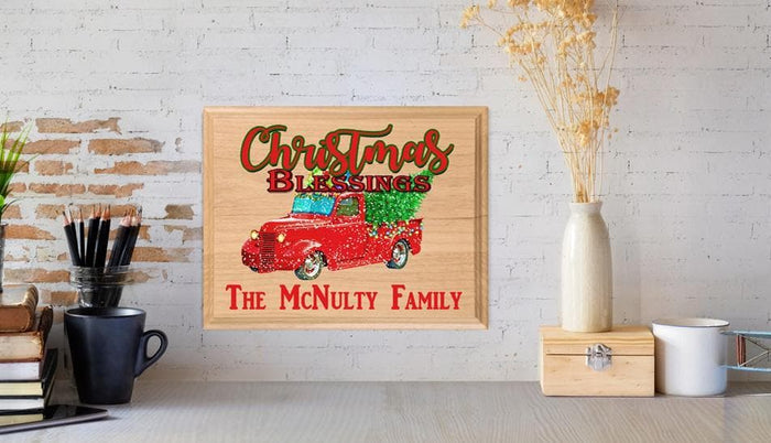 family Christmas art