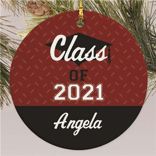 Personalized Class Of Round Disc Ornament