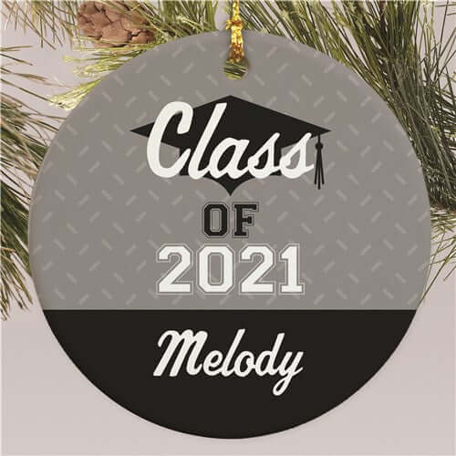 Personalized Class Of Round Disc Ornament