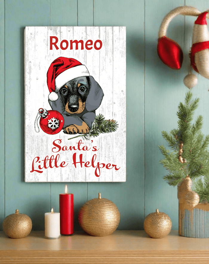 Dachshund Christmas Decoration - Personalized