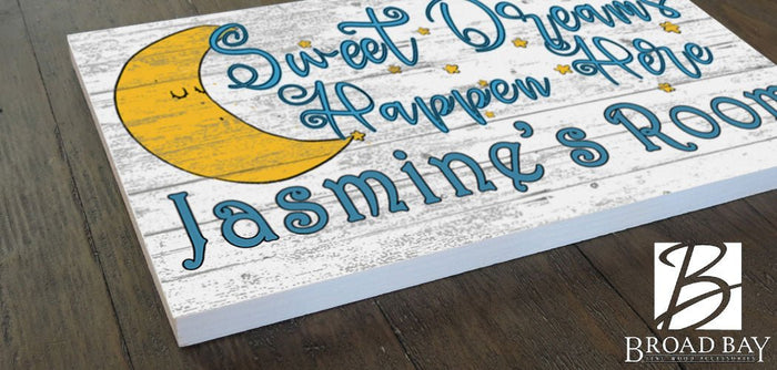 Sweet Dreams Bedroom Sign For Child