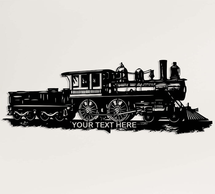 Personalized Train Metal Wall Art - Decor available at Dekadron for $169.90