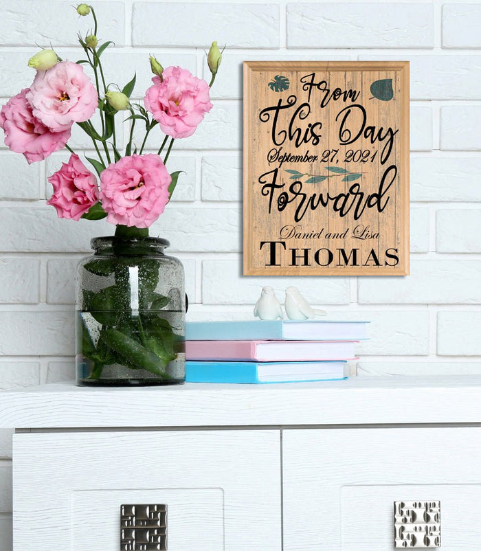 personalized wedding gift sign