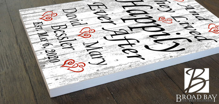 And They Lived Happily Ever After Established Signs