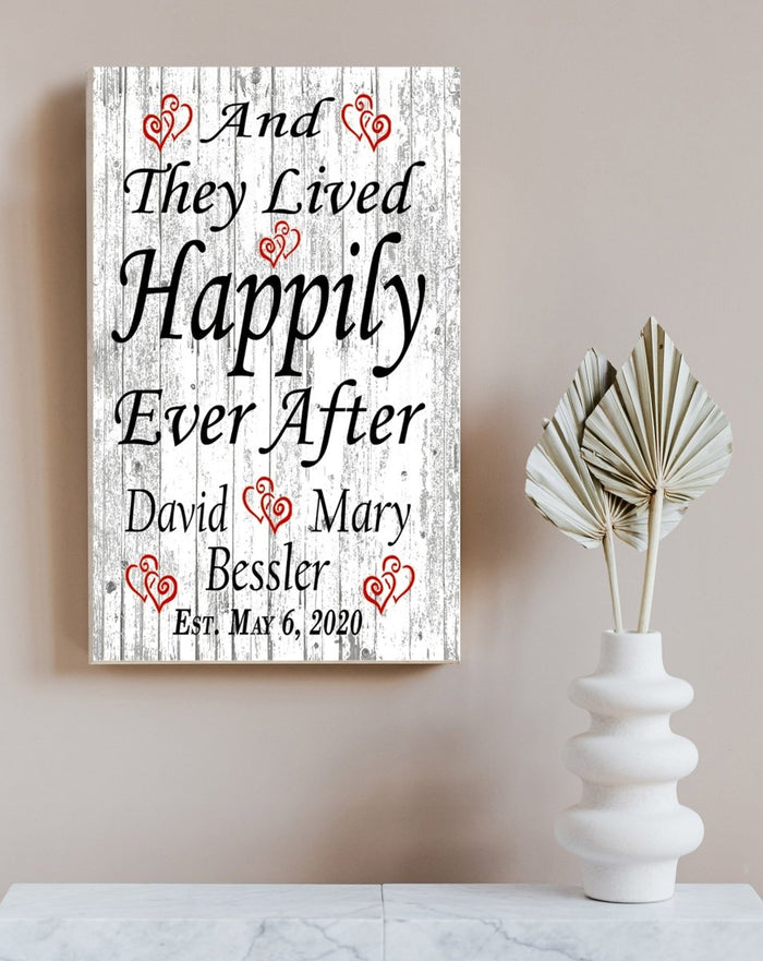 they lived happily ever after wedding gift
