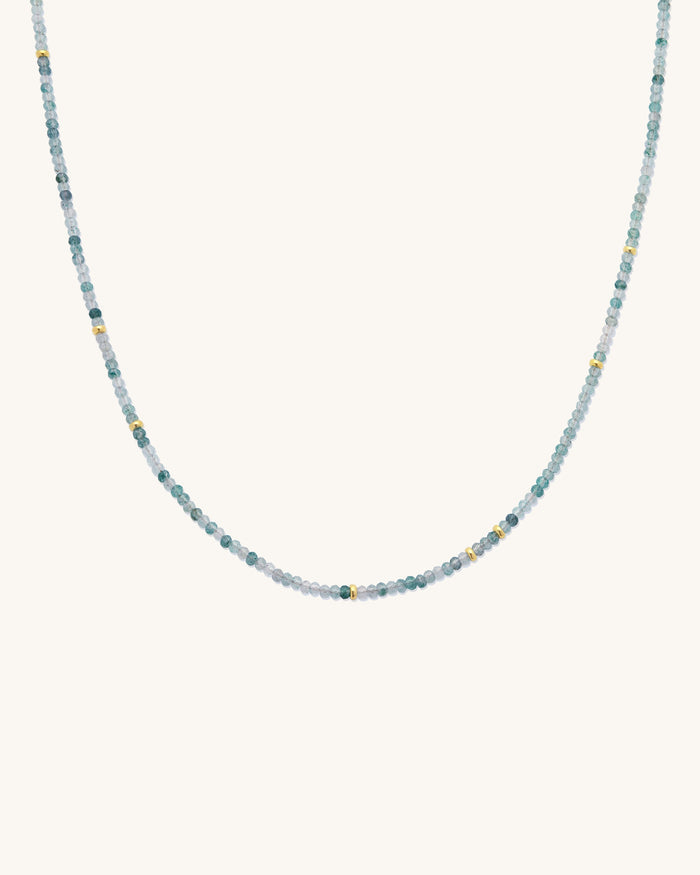 Petite Aquamarine Gemstone Necklace