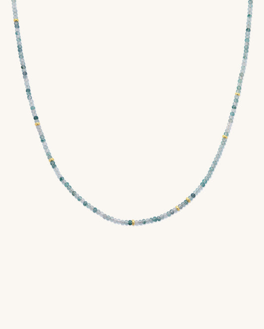 Petite Aquamarine Gemstone Necklace