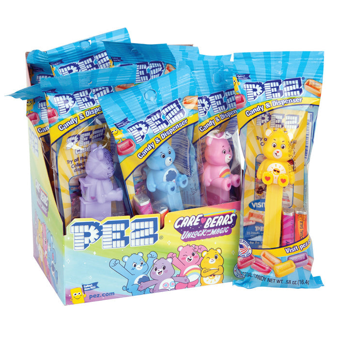 PEZ Care Bears Assorted Candy Dispensers - 12 Count