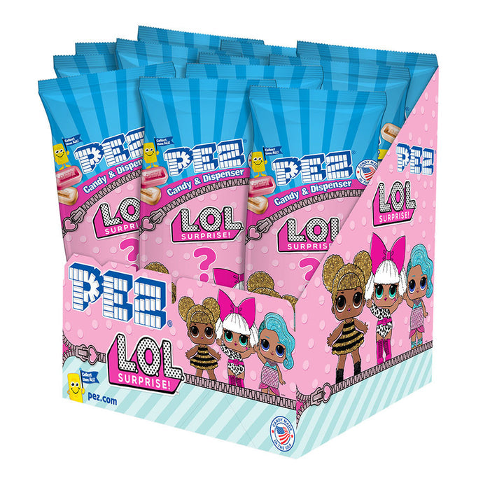 PEZ LOL Surprise Assorted Candy Dispensers - 12 Count