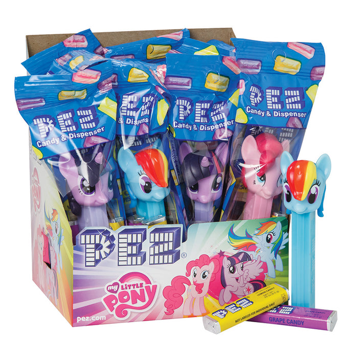 PEZ My Little Pony Assorted Candy Dispensers - 12 Count