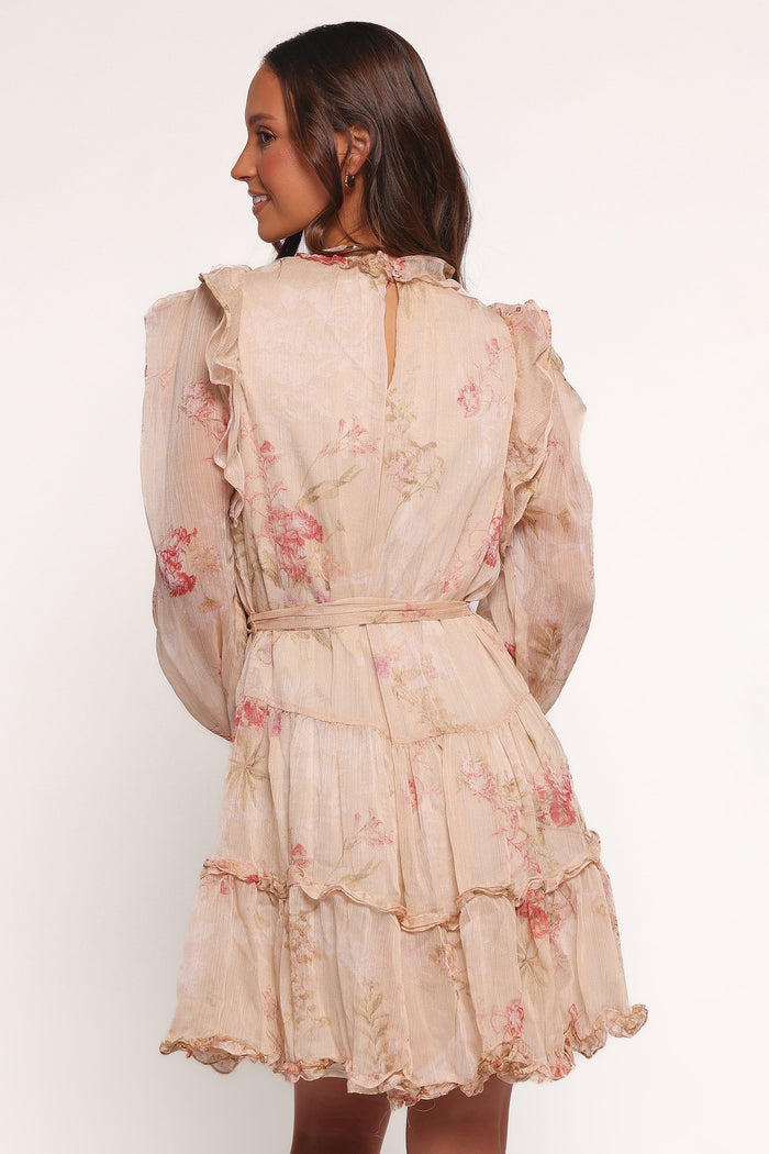 Petal and Pup USA DRESSES Phaedra Long Sleeve Mini Dress - Soft Rose (Hold for Amazon)