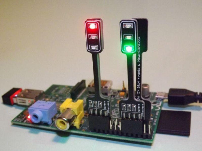 Pi-Stop Educational Traffic Light for Raspberry Pi by 4tronix - The Pi Hut