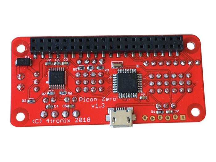 Picon Zero - Robotics Controller for Raspberry Pi by 4tronix - The Pi Hut