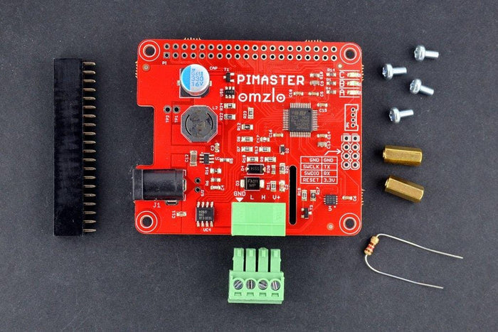 PiMaster HAT - IoT Gateway for Raspberry Pi (unsoldered) by Omzlo - The Pi Hut