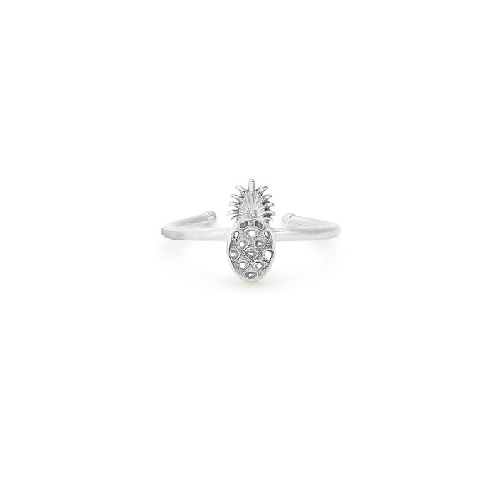 Pineapple Adjustable Ring, Sterling Silver, Alex and Ani