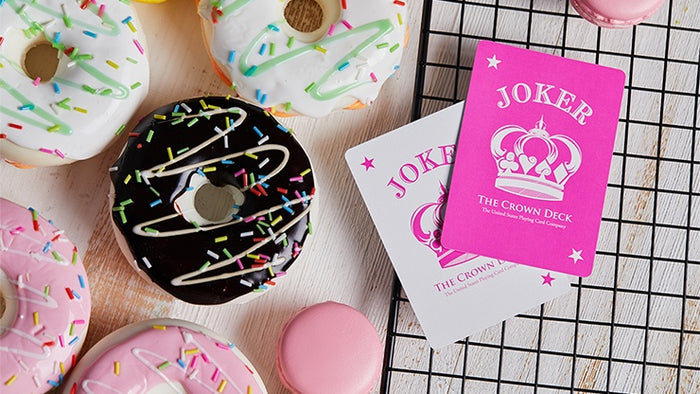 Pink Crown Playing Cards by The Blue Crown