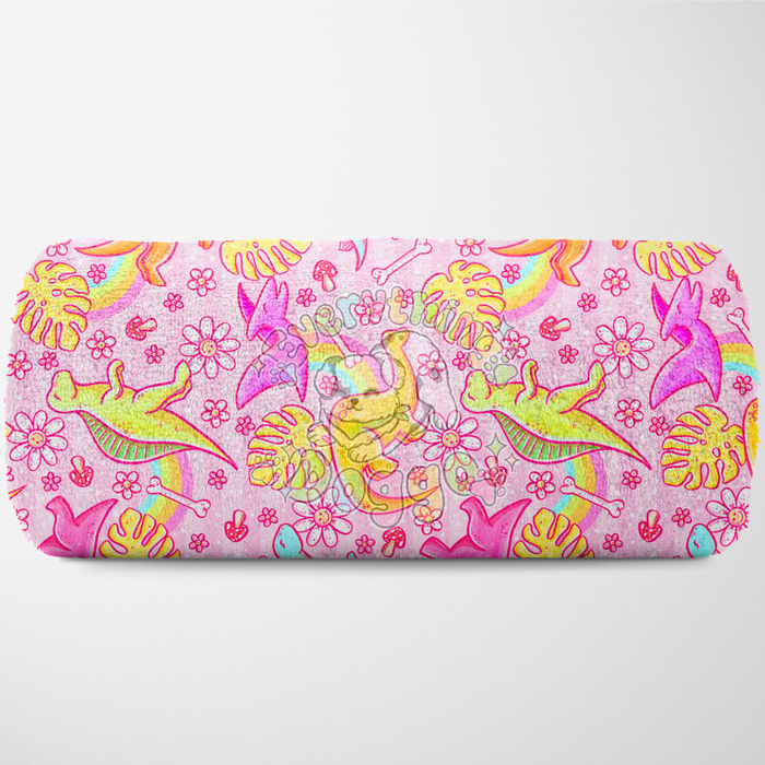 Pink Dinosaurs - Towel