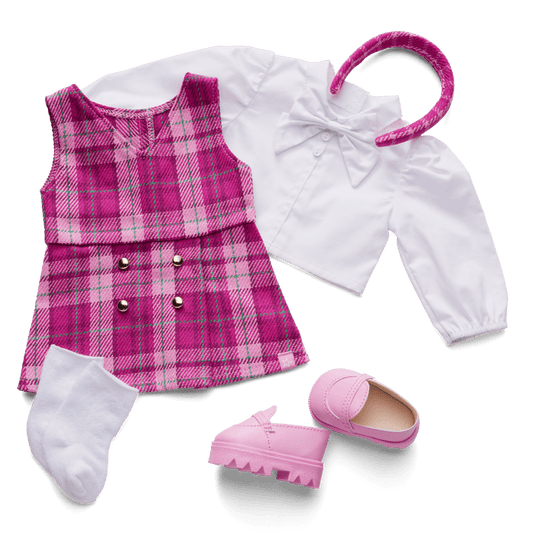 Pink & Preppy Outfit for 18-inch Dolls