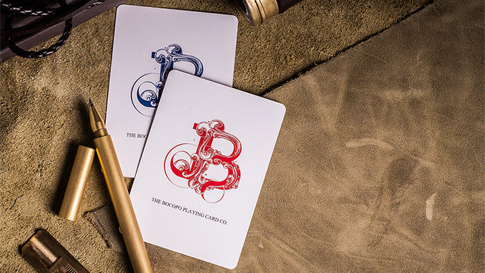 Pink Steel Playing Cards by Bocopo Playing Card Co.