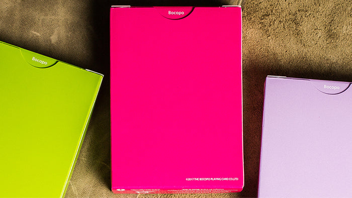 Pink Steel Playing Cards by Bocopo Playing Card Co.