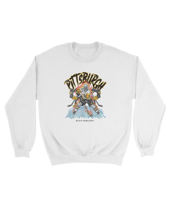 PITTSBURGH HOCKEY KIDS CREWNECK SWEATSHIRT – Kids clothes – Dead Threads Apparel