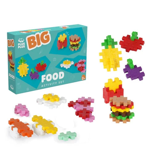 Plus Plus BIG Activity Set Food - 40 Piece Building Set