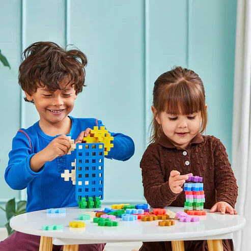 Plus Plus Learn to Build BIG Colorverse - 60 Piece Building Set